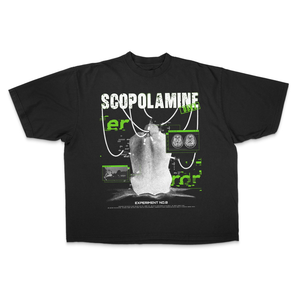 DropSkizzle S13 Experiment No.8 Boxy Shirt - Y2K Gothic Tee