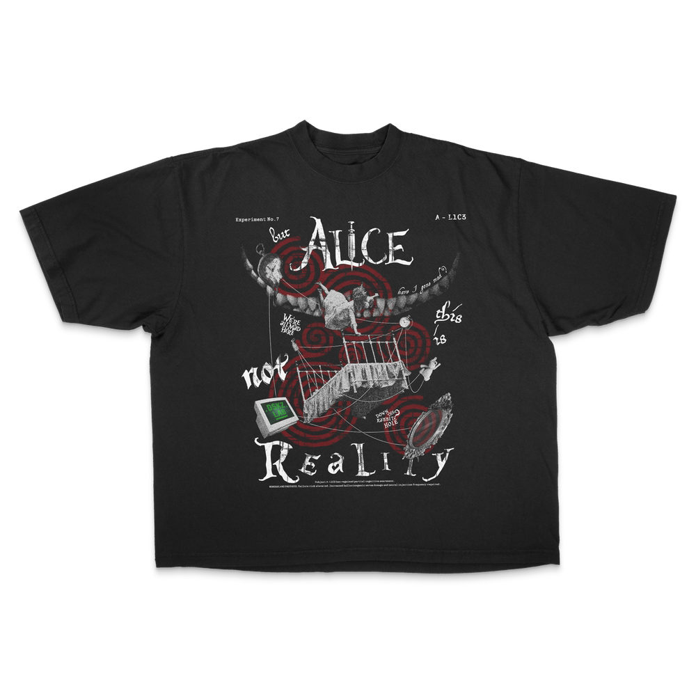 DropSkizzle S13 A-L1C3 Boxy Shirt - Y2K Gothic Tee