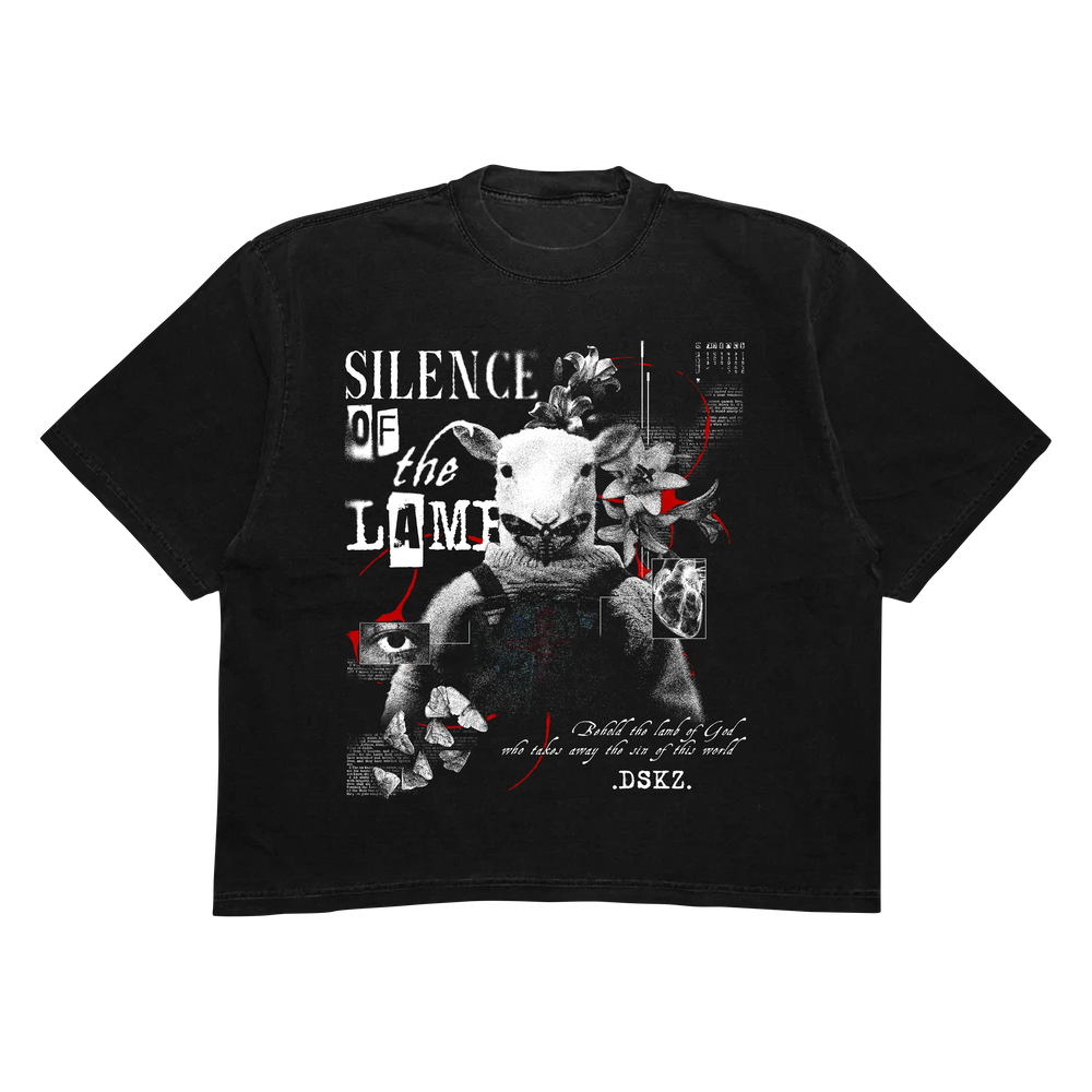 DropSkizzle S13 Silence of the LAMB Boxy Shirt - Y2K Gothic Tee