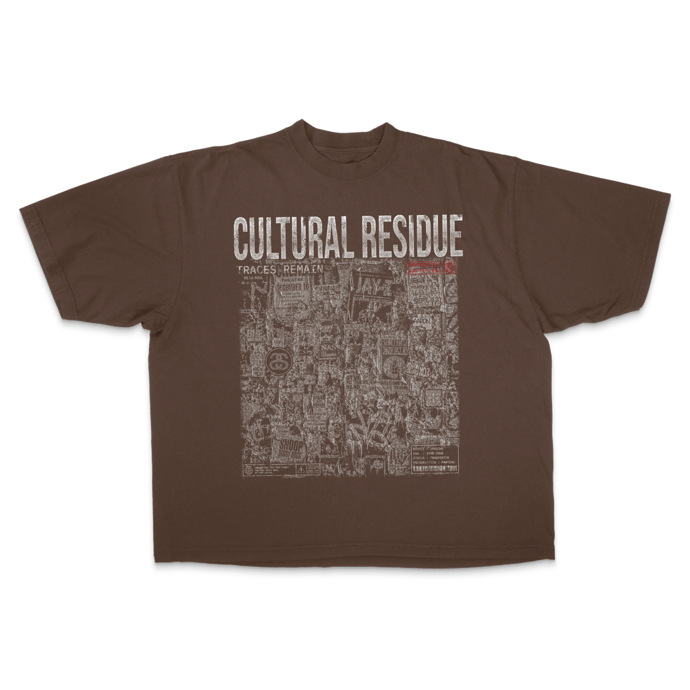 DropSkizzle S08 Cultural Residue Boxy Shirt - Y2K Vintage Tee