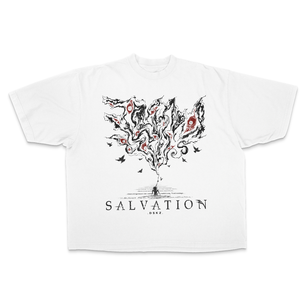 DropSkizzle S13 Salvation Boxy Shirt - Y2K Gothic Tee