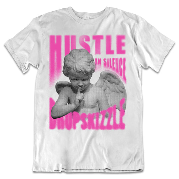 Dunk Active Fuchsia DropSkizzle Unisex T-Shirt Hustle In Silence Graphic Tee