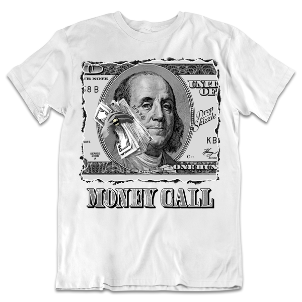 Dunk Retro White Black DropSkizzle Unisex T-Shirt Money Call Graphic Tee