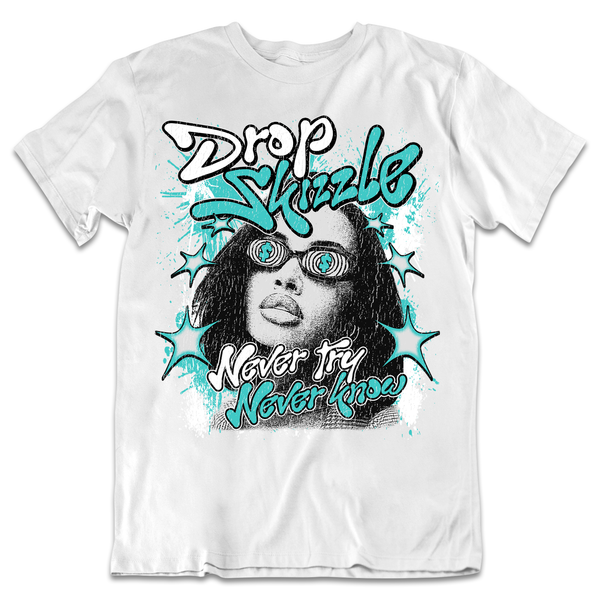 Dunk Clear Jade DropSkizzle Unisex T-Shirt Never Try Never Know Graphic Tee