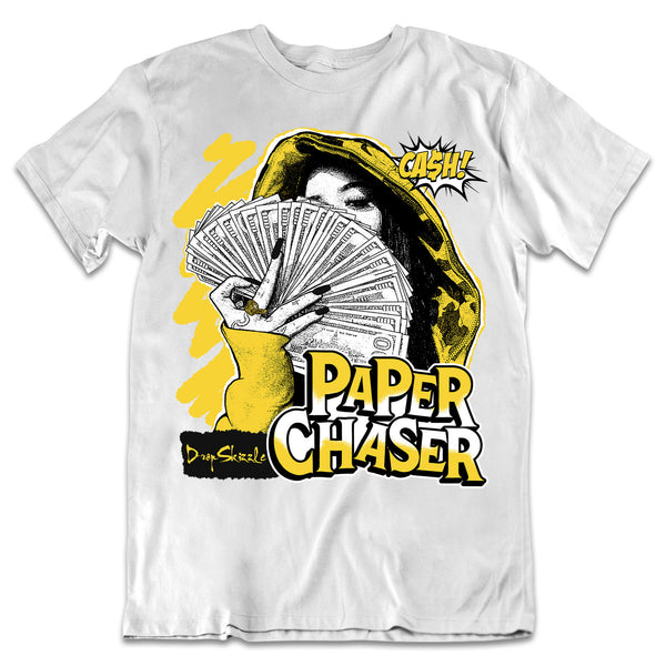 Yellow Thunder 4s DropSkizzle Unisex T-Shirt Paper Chaser Graphic Tee