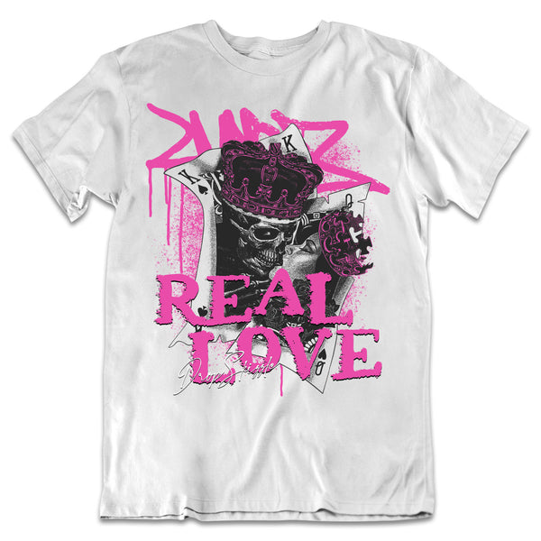 Dunk Active Fuchsia DropSkizzle Unisex T-Shirt Real Love Graphic Tee