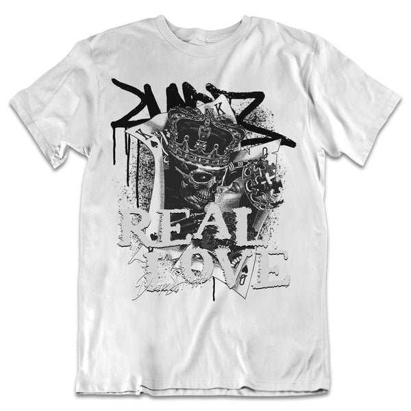 Dunk Retro White Black DropSkizzle Unisex T-Shirt Real Love Graphic Tee