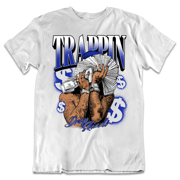 Dunk Racer Blue White DropSkizzle Unisex T-Shirt Trappin Graphic Tee