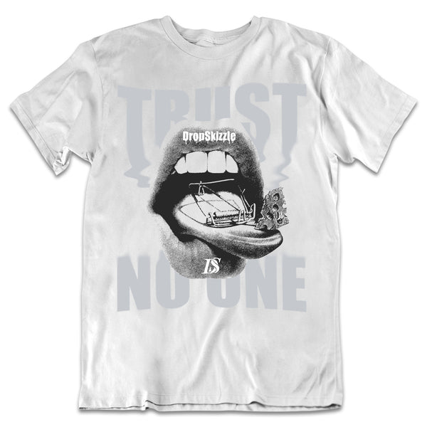 Dunk Grey Fog DropSkizzle Unisex T-Shirt Trust No One Graphic Tee