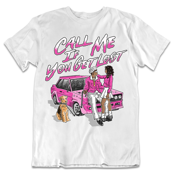 Dunk Active Fuchsia DropSkizzle Unisex T-Shirt Call Me If You Get Lost Graphic Tee