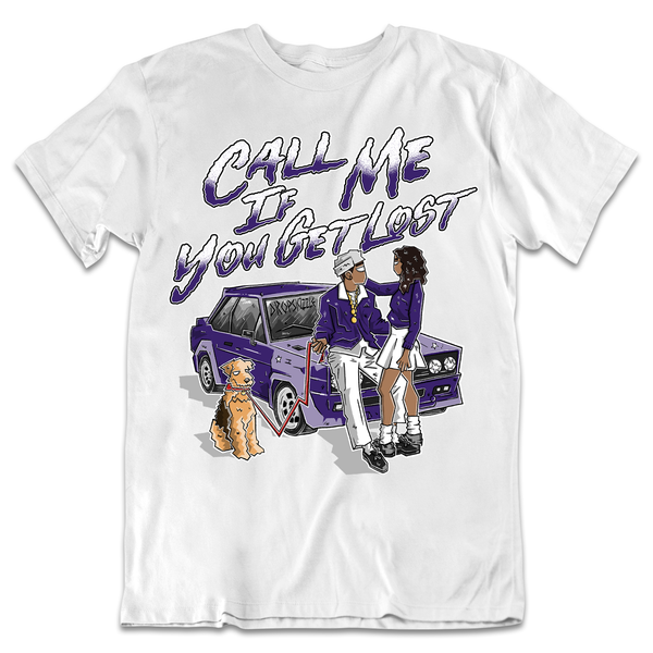 Dunk Championship Court Purple DropSkizzle Unisex T-Shirt Call Me If You Get Lost Graphic Tee