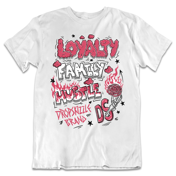 Dunk Active Fuchsia DropSkizzle Unisex T-Shirt Loyalty Family Hustle Graphic Tee