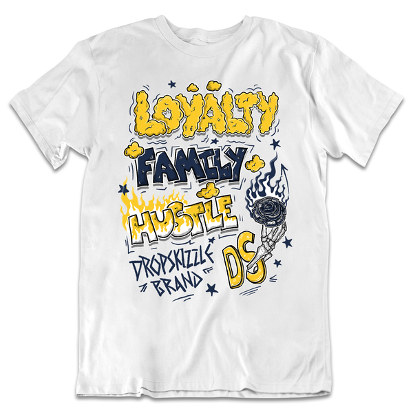 Dunk Michigan 2021 DropSkizzle Unisex T-Shirt Loyalty Family Hustle Graphic Tee