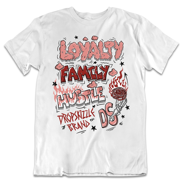 Dunk Red Stardust DropSkizzle Unisex T-Shirt Loyalty Family Hustle Graphic Tee