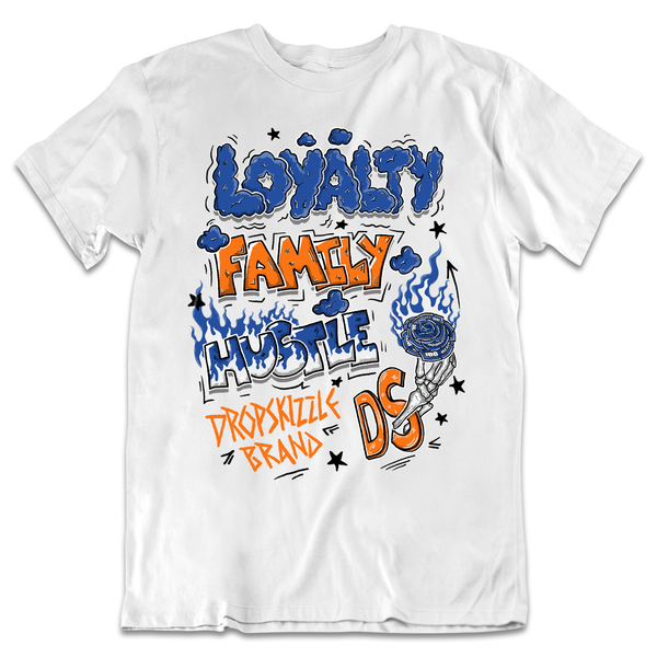 Dunk Knicks DropSkizzle Unisex T-Shirt Loyalty Family Hustle Graphic Tee