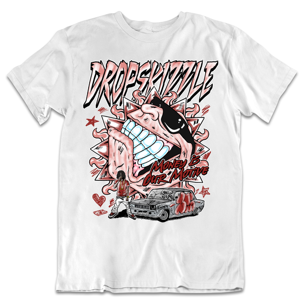 Dunk Red Stardust DropSkizzle Unisex T-Shirt Money Is Our Motive Graphic Tee