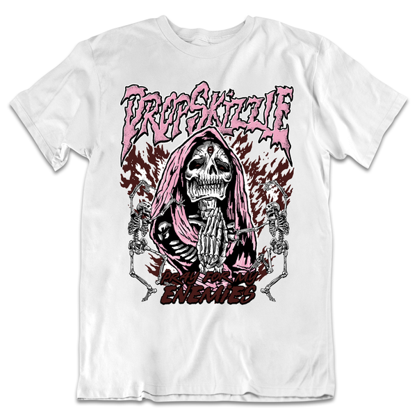 Dunk Pink Foam DropSkizzle Unisex T-Shirt Pray For My Enemies 2 Graphic Tee