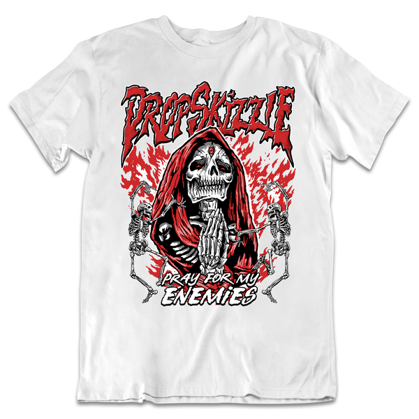 Dunk University Red DropSkizzle Unisex T-Shirt Pray For My Enemies 2 Graphic Tee