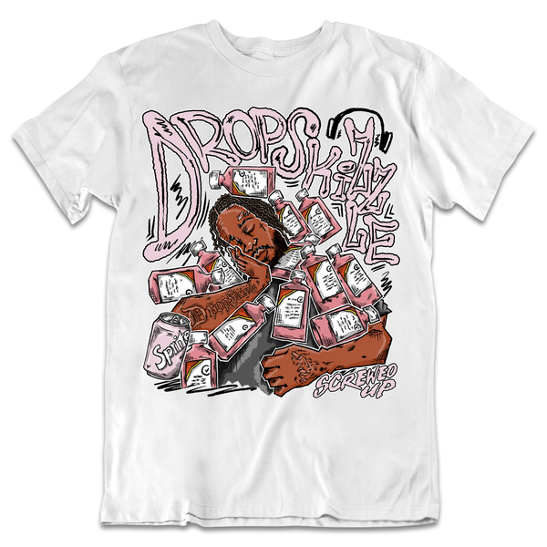 Dunk 520 Pack Pink DropSkizzle Unisex T-Shirt Screwed-Up Graphic Tee