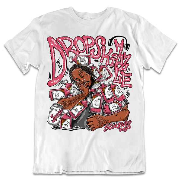 Dunk Archeo Pink DropSkizzle Unisex T-Shirt Screwed-Up Graphic Tee