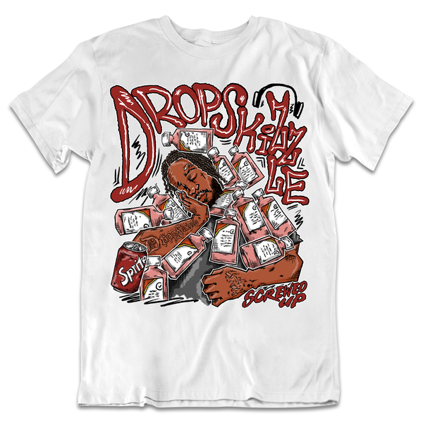 Dunk Red Stardust DropSkizzle Unisex T-Shirt Screwed-Up Graphic Tee