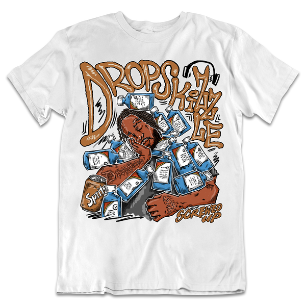 Dunk Light British Tan DropSkizzle Unisex T-Shirt Screwed-Up Graphic Tee