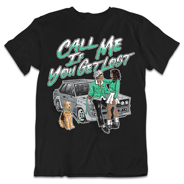 Green Glow 3s DropSkizzle Unisex T-Shirt Call Me If You Get Lost Graphic Tee