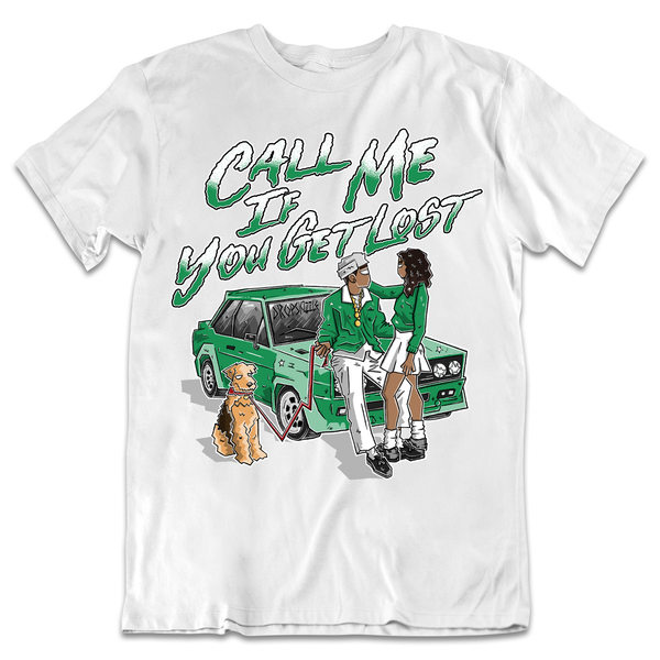 Lucky Green 3s DropSkizzle Unisex T-Shirt Call Me If You Get Lost Graphic Tee