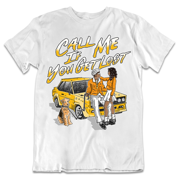 Yellow Ochre 6s DropSkizzle Unisex T-Shirt Call Me If You Get Lost Graphic Tee