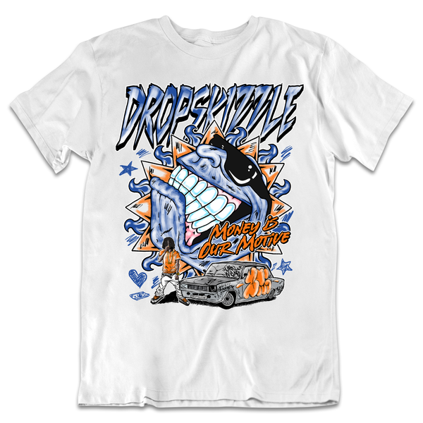 Dunk Knicks DropSkizzle Unisex T-Shirt Money Is Our Motive Graphic Tee