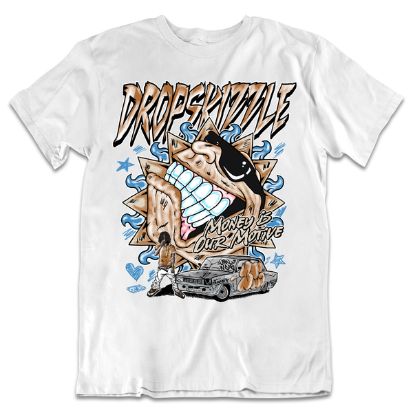 Dunk Light British Tan DropSkizzle Unisex T-Shirt Money Is Our Motive Graphic Tee