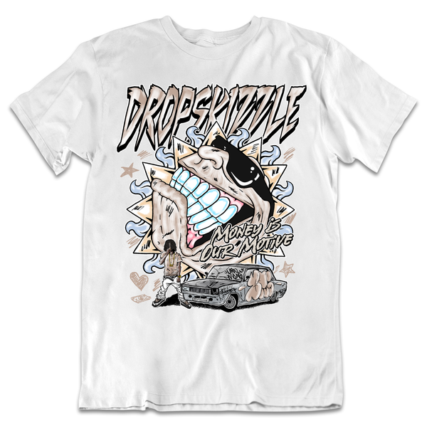 Dunk Sanddrift Light Armory Blue DropSkizzle Unisex T-Shirt Money Is Our Motive Graphic Tee