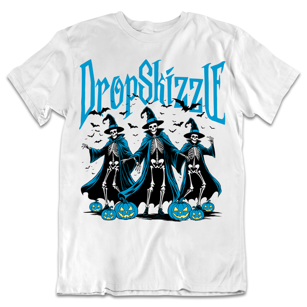 Powder Blue 9s DropSkizzle Unisex T-Shirt Halloween Graphic Tee