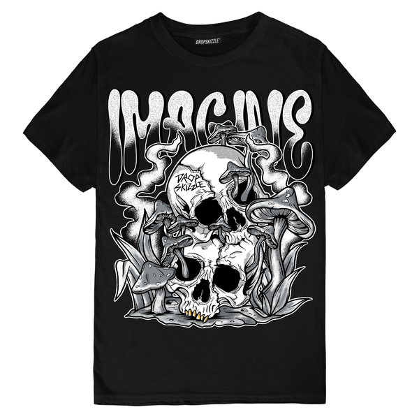 Black Canvas 4s DropSkizzle Unisex T-Shirt IMAGINE Graphic Tee