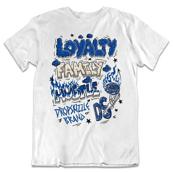 Quai 54 3s DropSkizzle Unisex T-Shirt Loyalty Family Hustle Graphic Tee