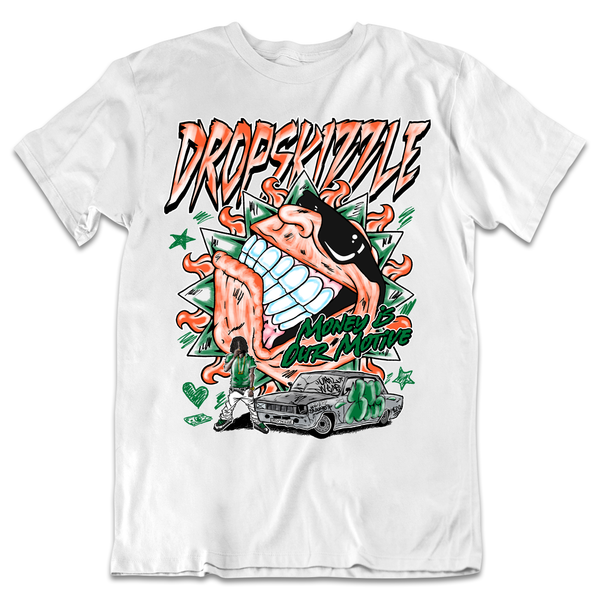 Miami Hurricanes 5s DropSkizzle Unisex T-Shirt Money Is Our Motive Graphic Tee