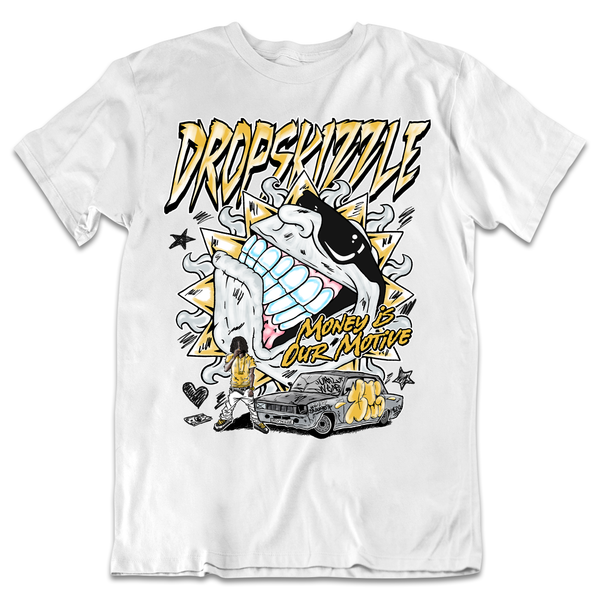 Spiz'ike Low Lightning DropSkizzle Unisex T-Shirt Money Is Our Motive Graphic Tee