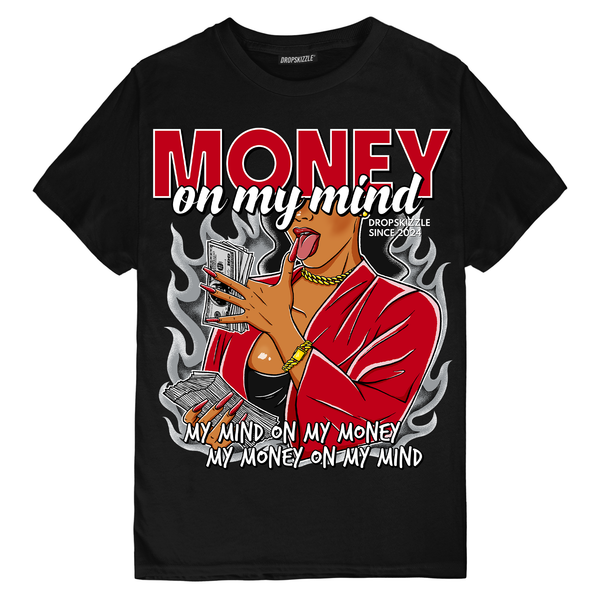 Retro Bred 4s DropSkizzle Unisex T-Shirt Money On My Mind Graphic Tee