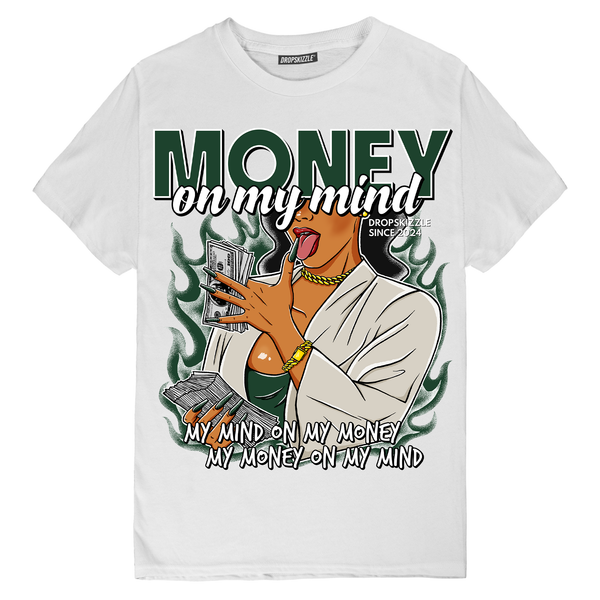 Oxidized Green 4s DropSkizzle Unisex T-Shirt Money On My Mind Graphic Tee