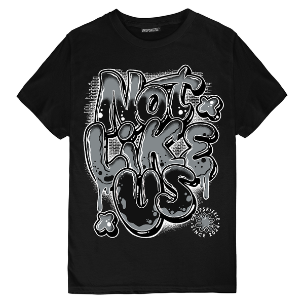 Black Canvas 4s DropSkizzle Unisex T-Shirt Not Like Us Graphic Tee