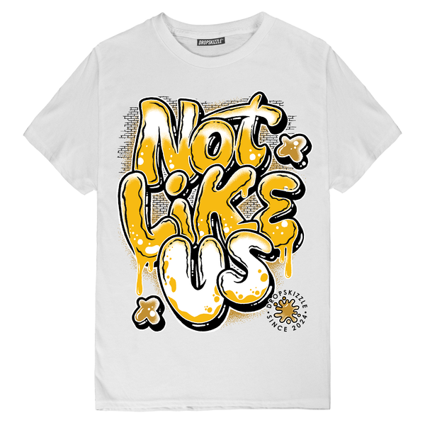 Yellow Ochre 6s DropSkizzle Unisex T-Shirt Not Like Us Graphic Tee