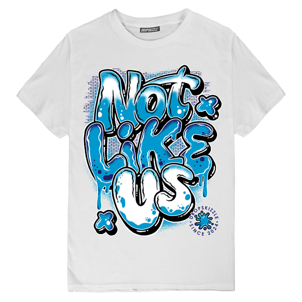 Powder Blue 9s DropSkizzle Unisex T-Shirt Not Like Us Graphic Tee