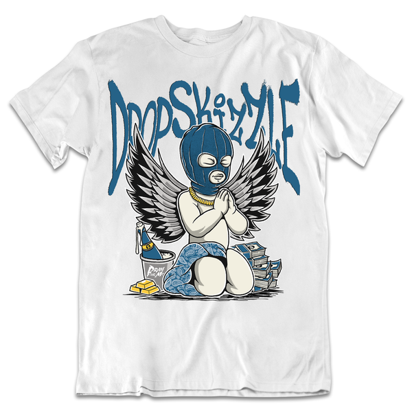 Military Blue 4s DropSkizzle Unisex T-Shirt Pray For Me Graphic Tee