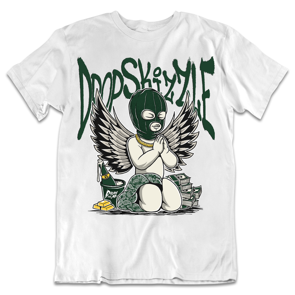 Oxidized Green 4s DropSkizzle Unisex T-Shirt Pray For Me Graphic Tee