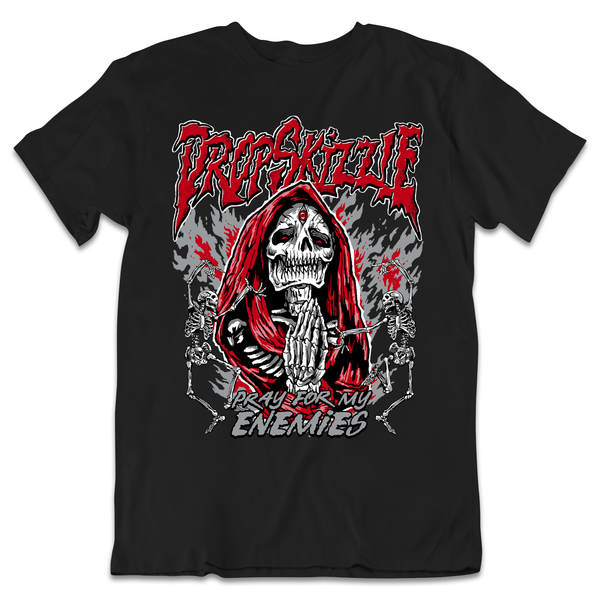 Retro Bred 4s DropSkizzle Unisex T-Shirt Pray For My Enemies 2 Graphic Tee