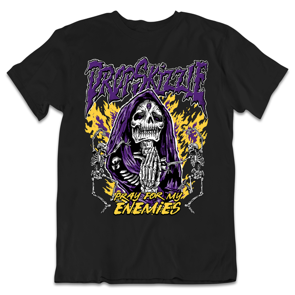 Field Purple 12s DropSkizzle Unisex T-Shirt Pray For My Enemies 2 Graphic Tee