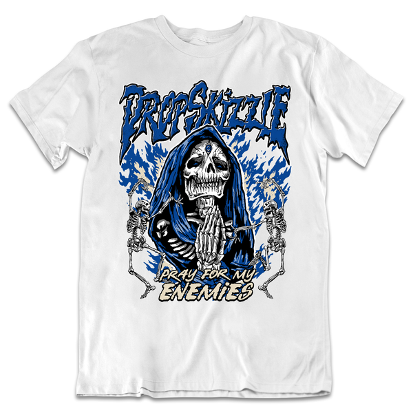 Quai 54 3s DropSkizzle Unisex T-Shirt Pray For My Enemies 2 Graphic Tee