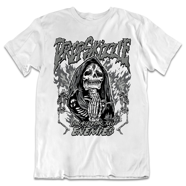 Wet Cement 4s DropSkizzle Unisex T-Shirt Pray For My Enemies 2 Graphic Tee