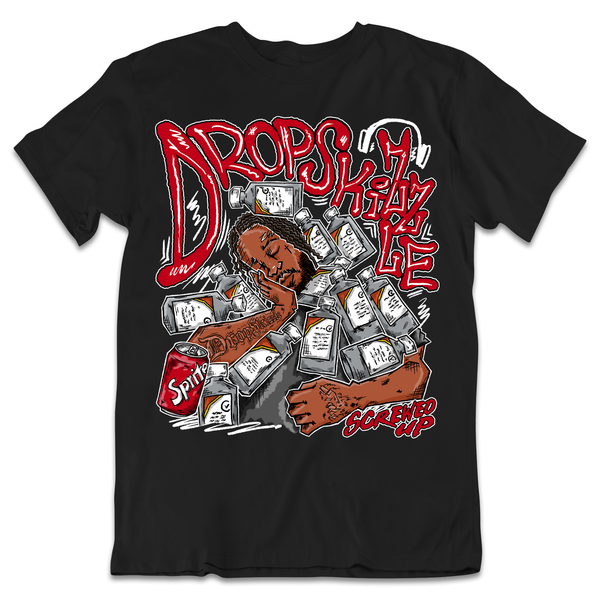 Retro Bred 4s DropSkizzle Unisex T-Shirt Screwed-Up Graphic Tee