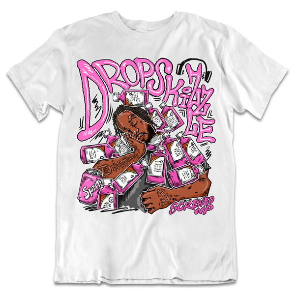 Hyper Violet 4s DropSkizzle Unisex T-Shirt Screwed-Up Graphic Tee